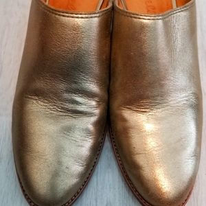 Madewell Harper Mule in Metallic